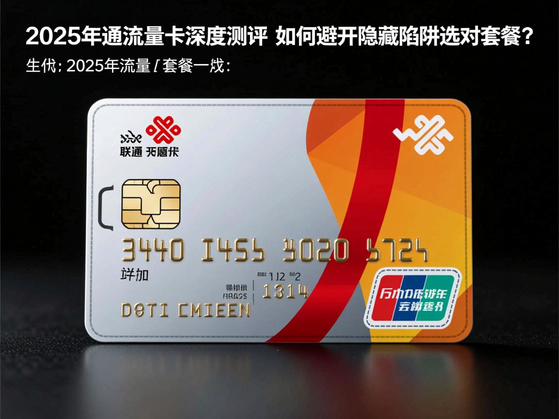 2025年联通流量卡深度测评：如何避开隐藏陷阱选对套餐？