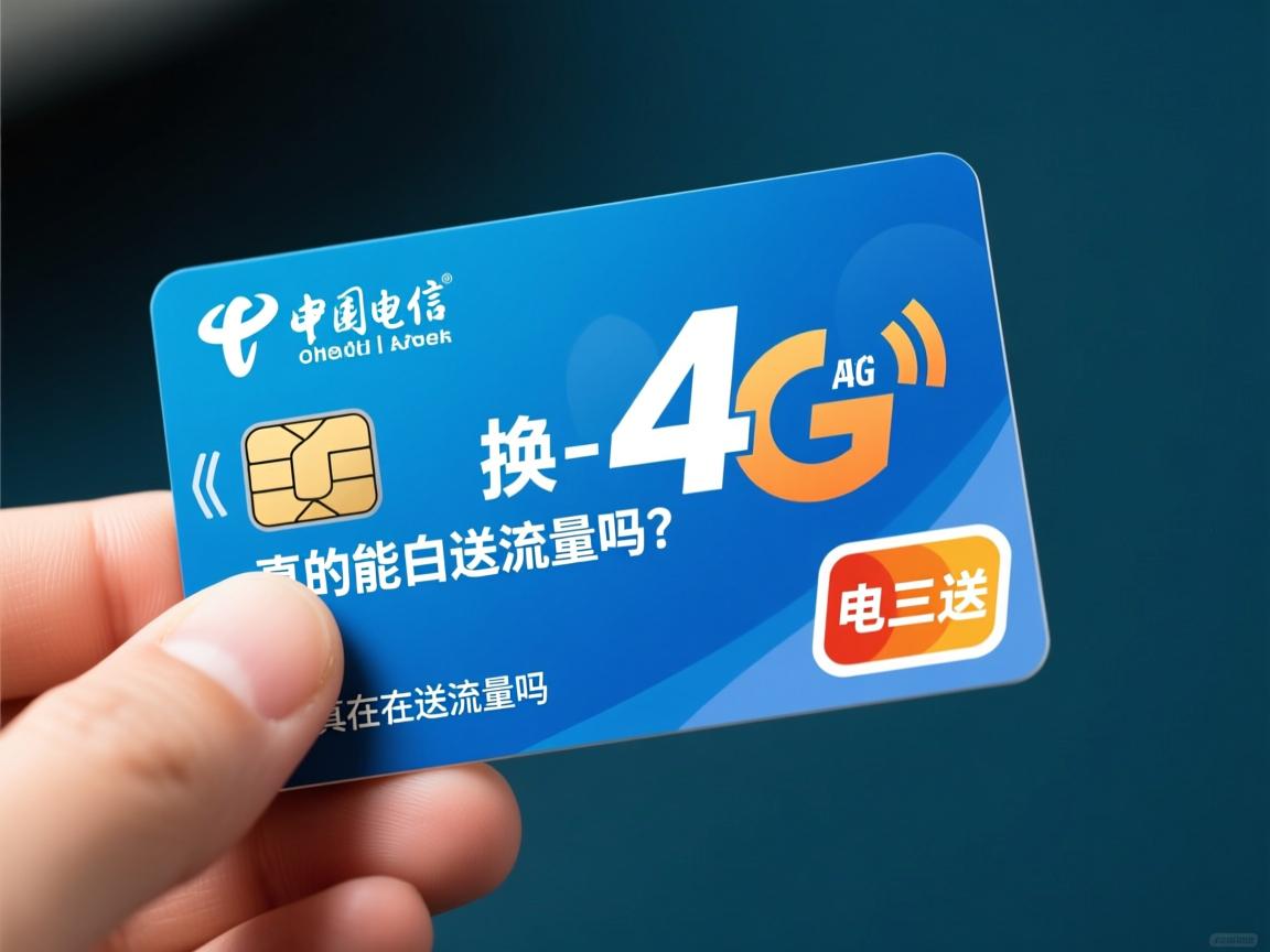 现在去电信换4G卡，真的能白送流量吗？