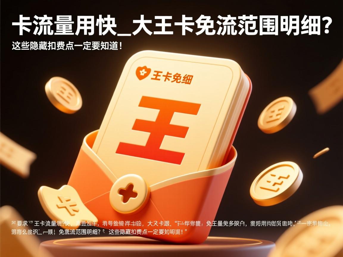 大王卡流量用的快_大王卡免流范围明细？这些隐藏扣费点一定要知道！