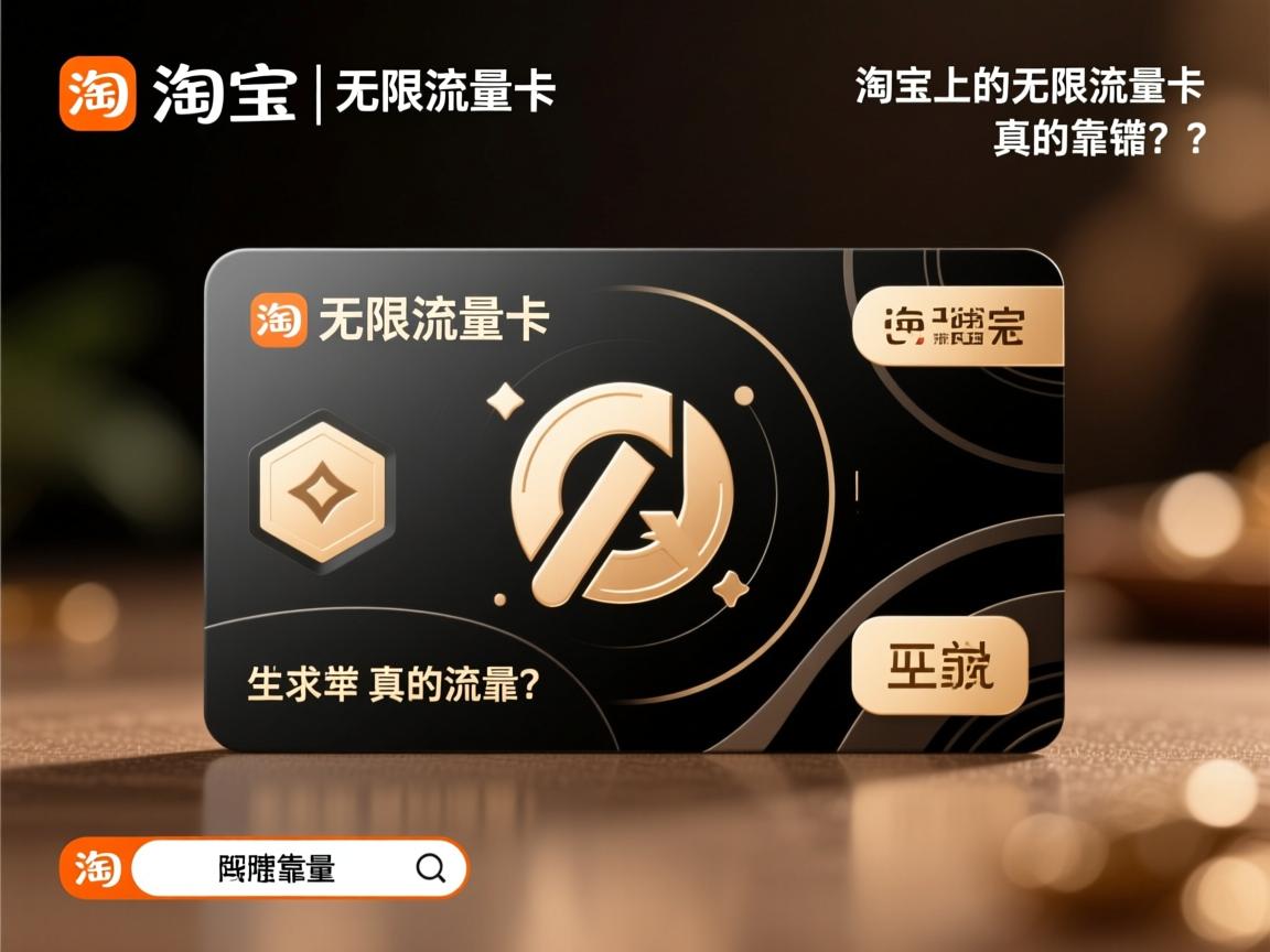 淘宝上的无限流量卡真的靠谱吗？
