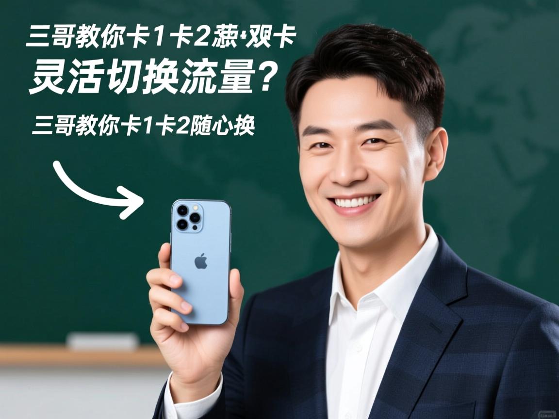 手机双卡怎么灵活切换流量？三哥教你卡1卡2随心换
