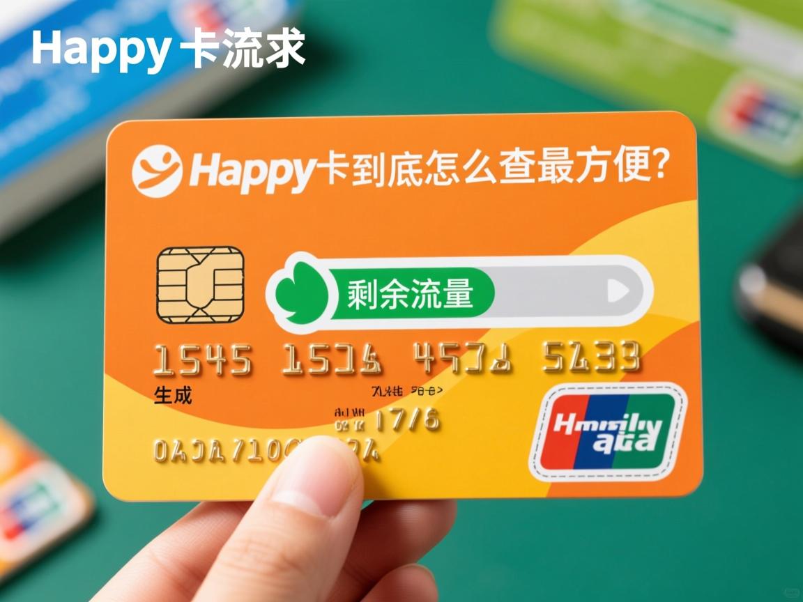 Happy卡的剩余流量，到底怎么查最方便？