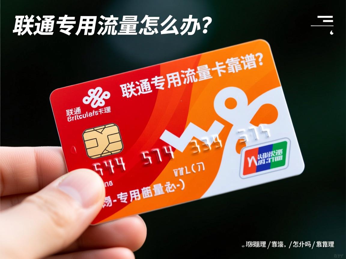 联通专用流量卡怎么办理_联通专用流量卡靠谱吗？