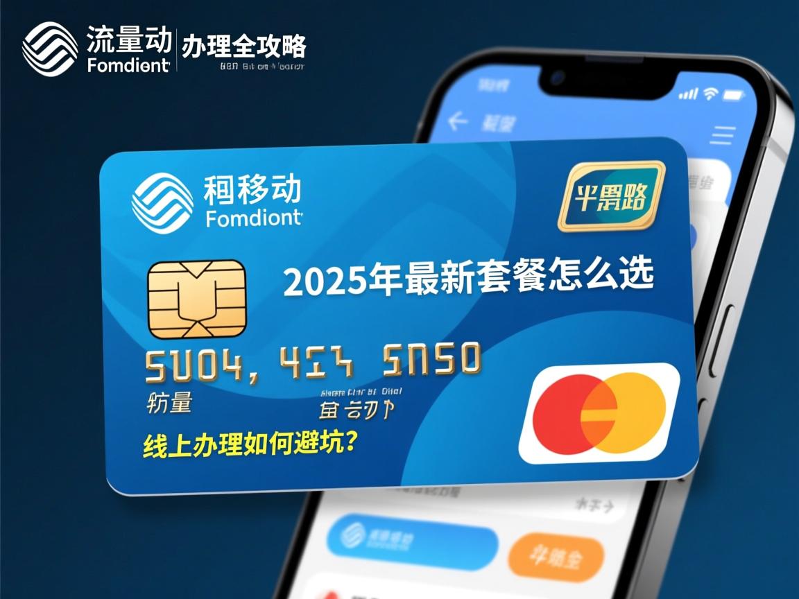 移动流量卡办理全攻略：2025年最新套餐怎么选，线上办理如何避坑？