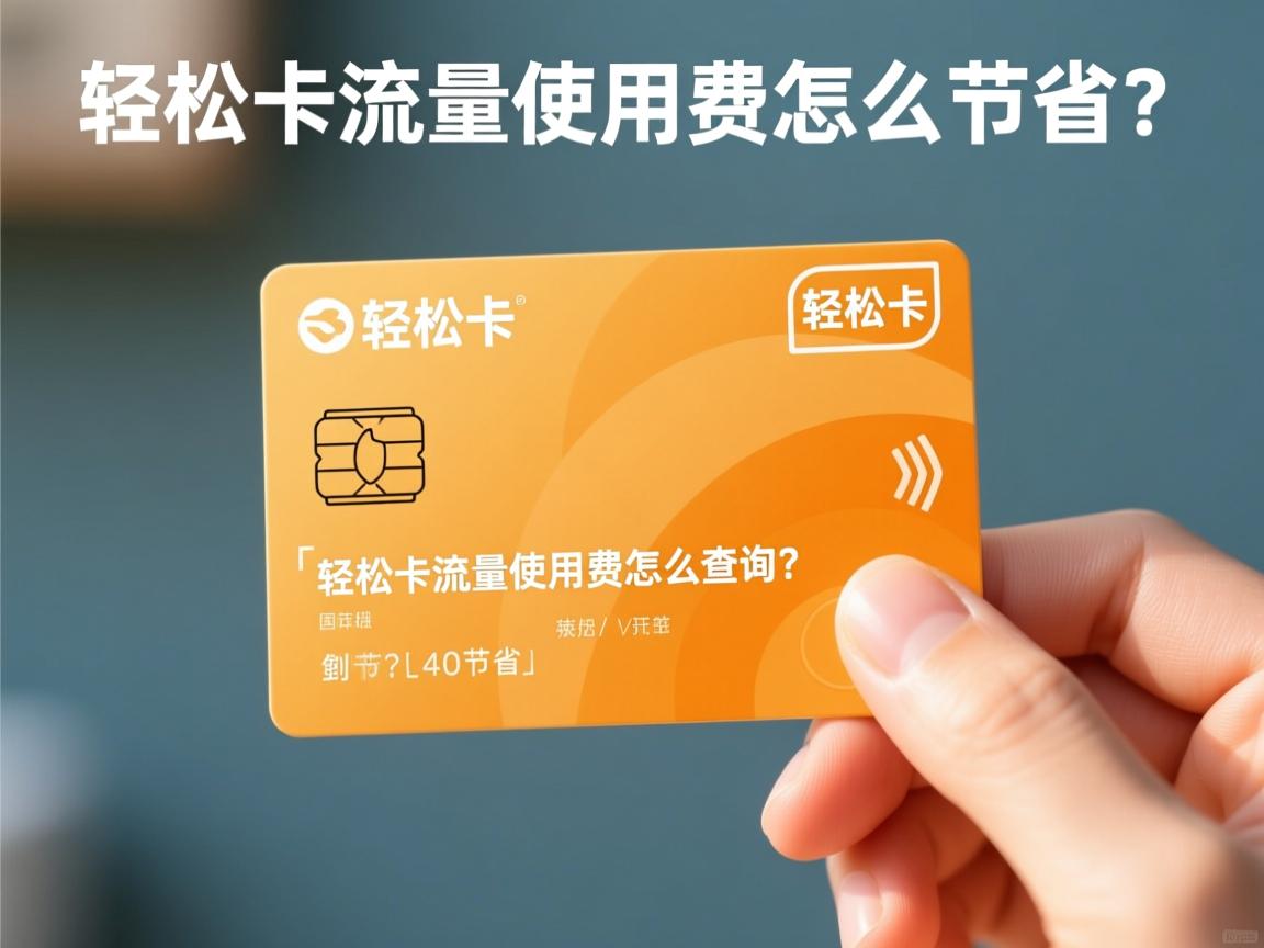 轻松卡流量使用费怎么节省？_轻松卡流量使用费怎么查询？