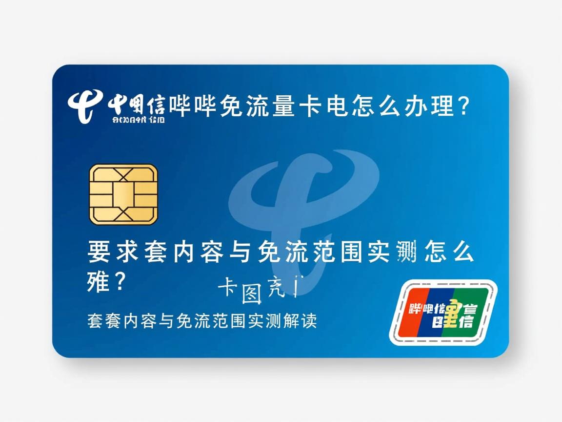 哔哩哔哩免流量卡电信怎么办理？套餐内容与免流范围实测解读