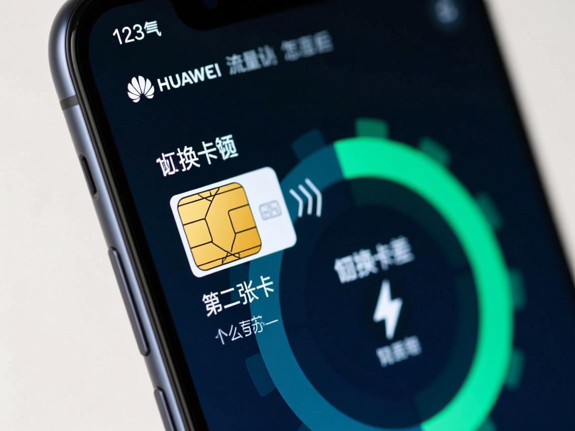 华为手机流量怎么切换到第二张卡_切换后卡顿信号差怎么办？
