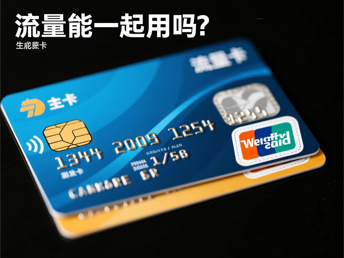 主卡和副卡，流量能一起用吗？