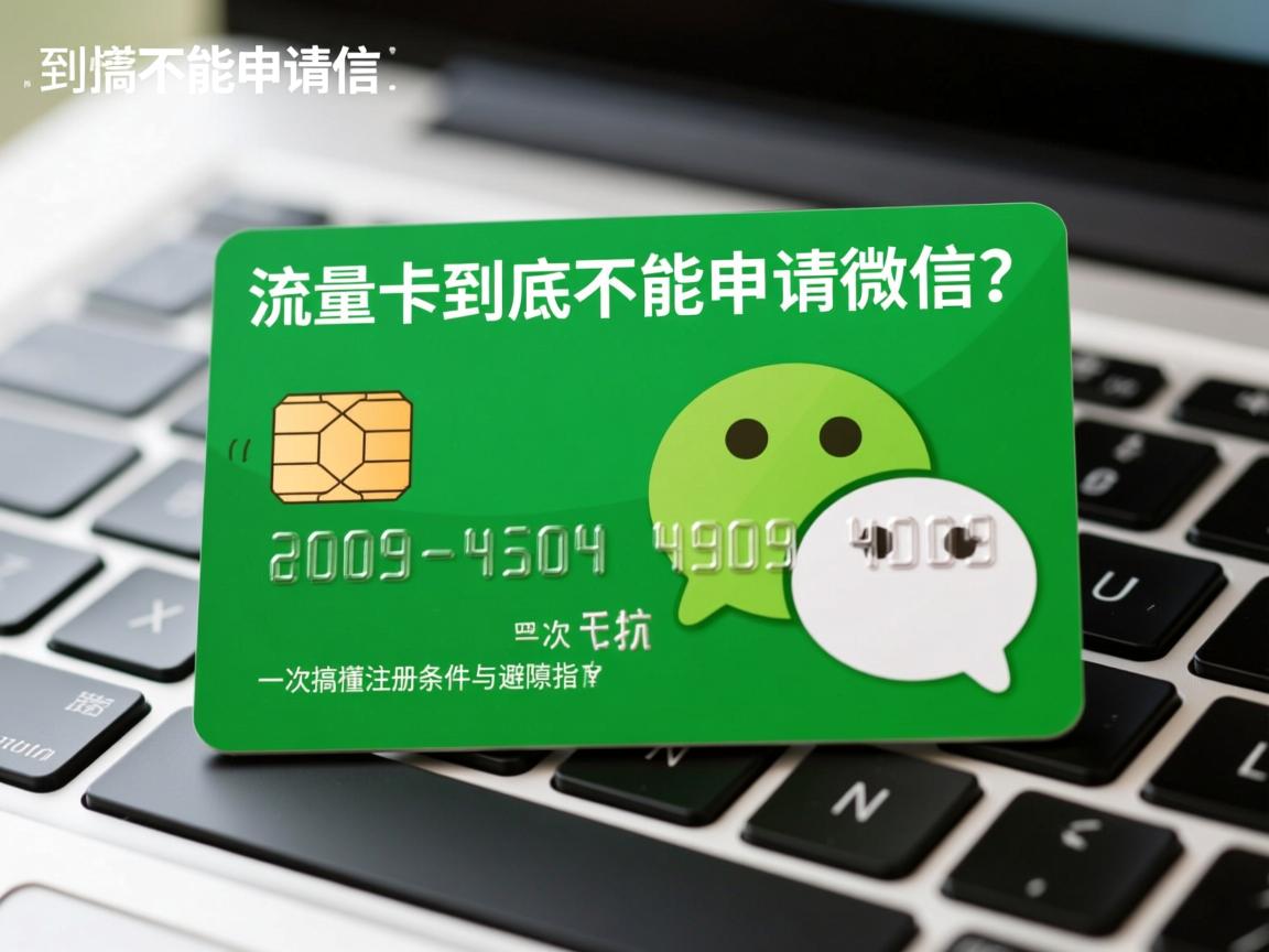 流量卡到底能不能申请微信？一次搞懂注册条件与避坑指南