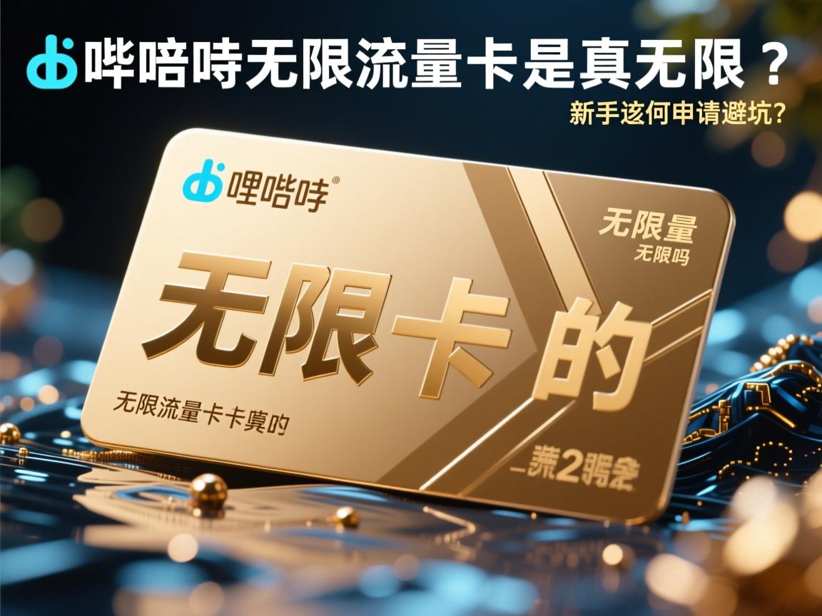 哔哩哔哩无限流量卡是真的无限吗？新手该如何申请和避坑？