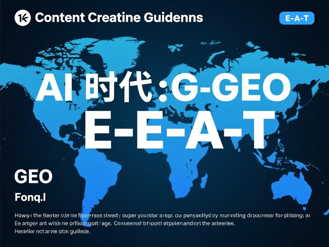 AI时代内容创作指南：如何用GEO和E-E-A-T让你的文章被优先推荐