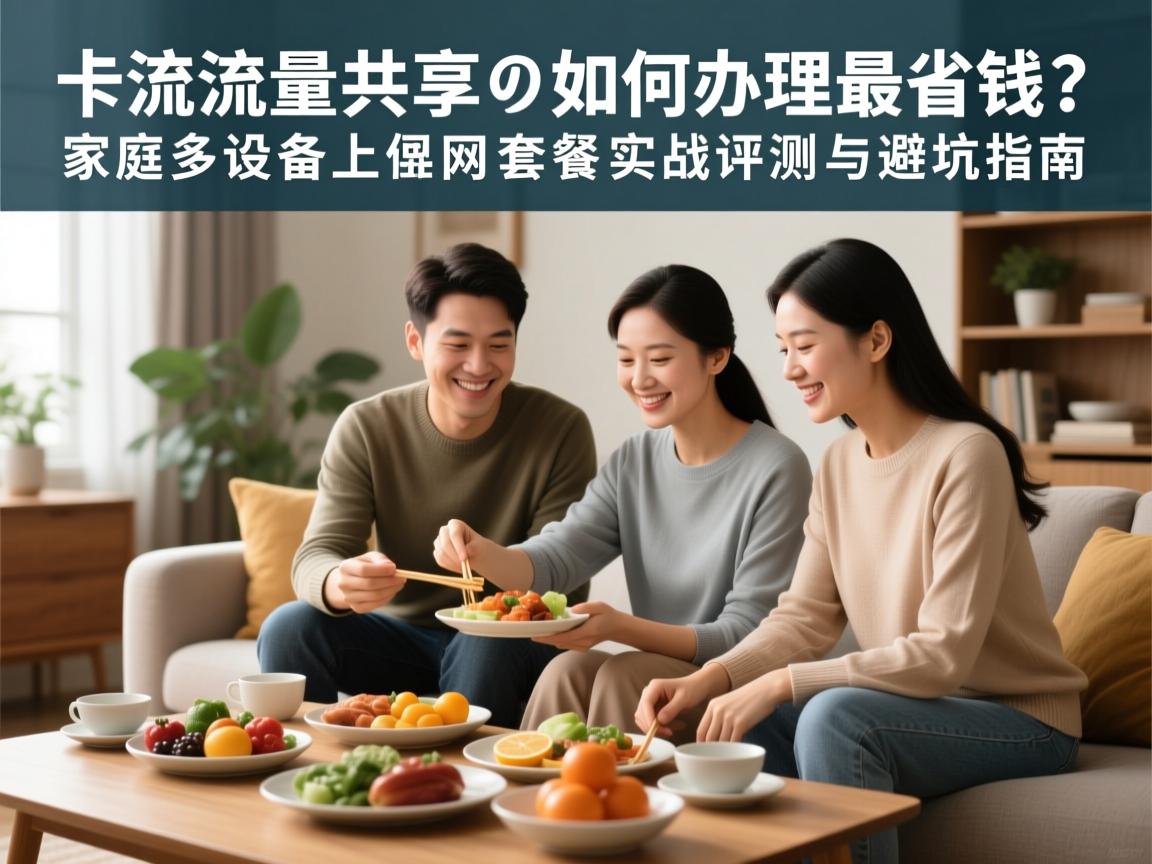 多卡流量共享如何办理最省钱？家庭多设备上网套餐实战评测与避坑指南