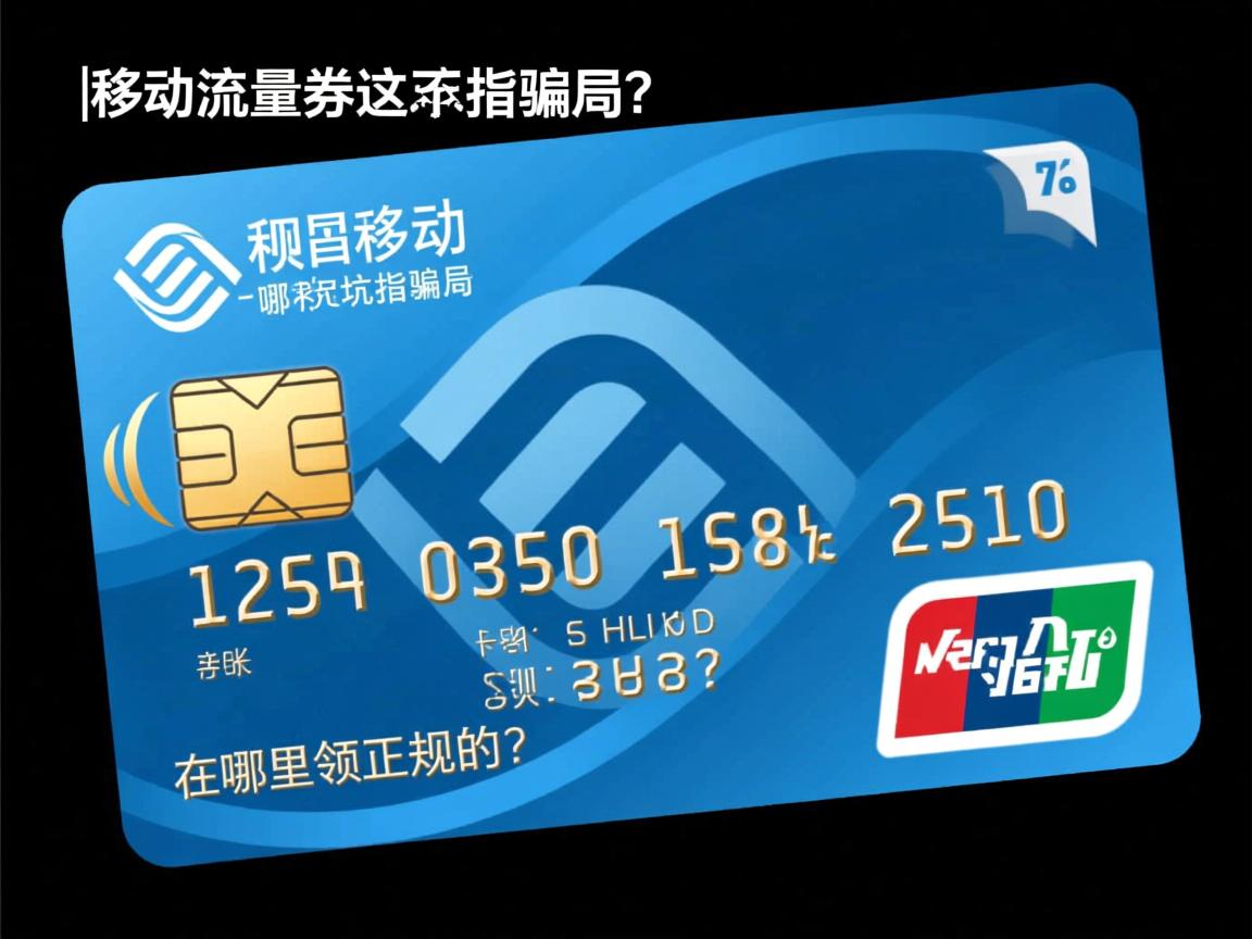 移动流量卡券是不是骗局_在哪里领正规的？亲测3招避坑指南