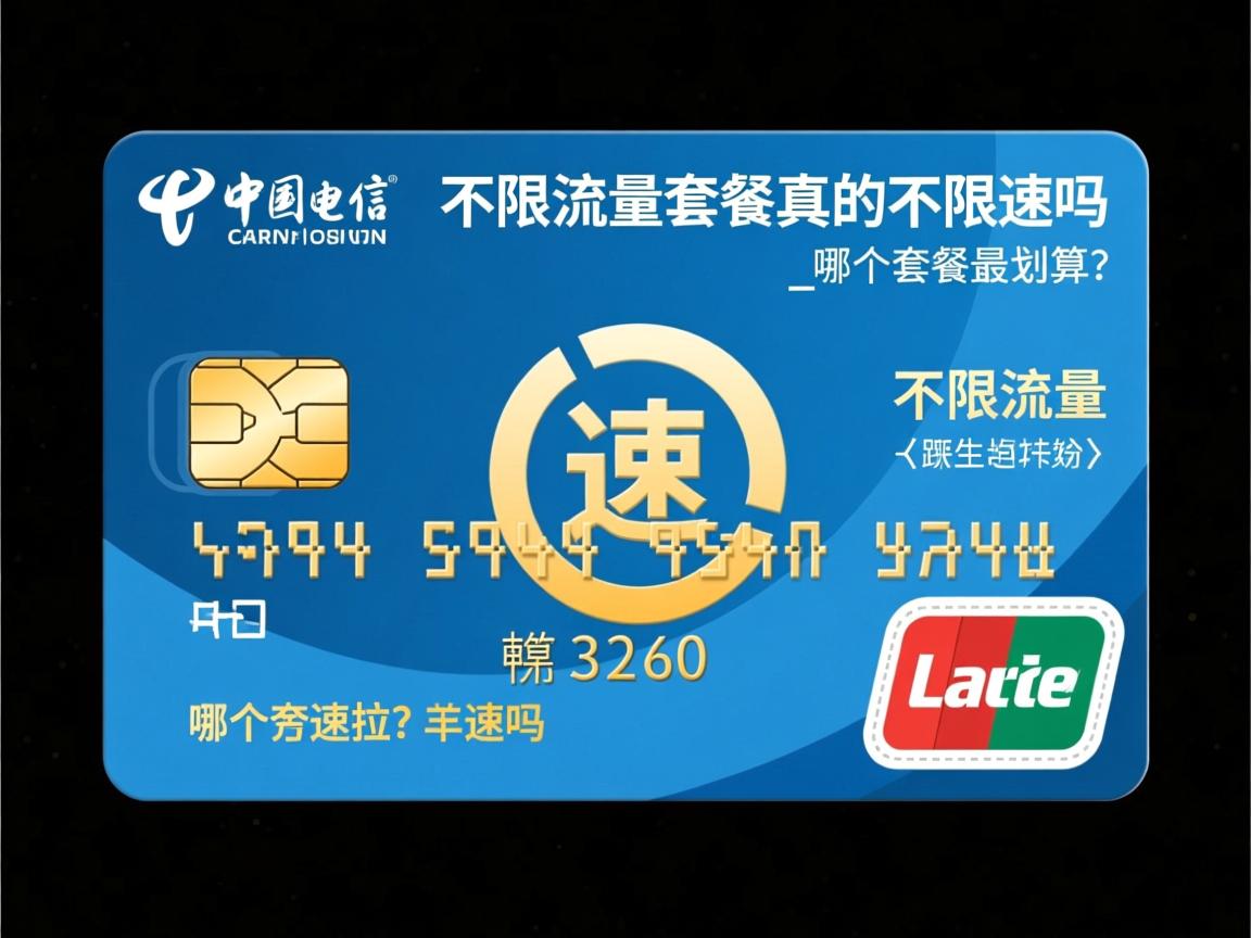 电信卡不限流量套餐真的不限速吗_哪个套餐最划算？
