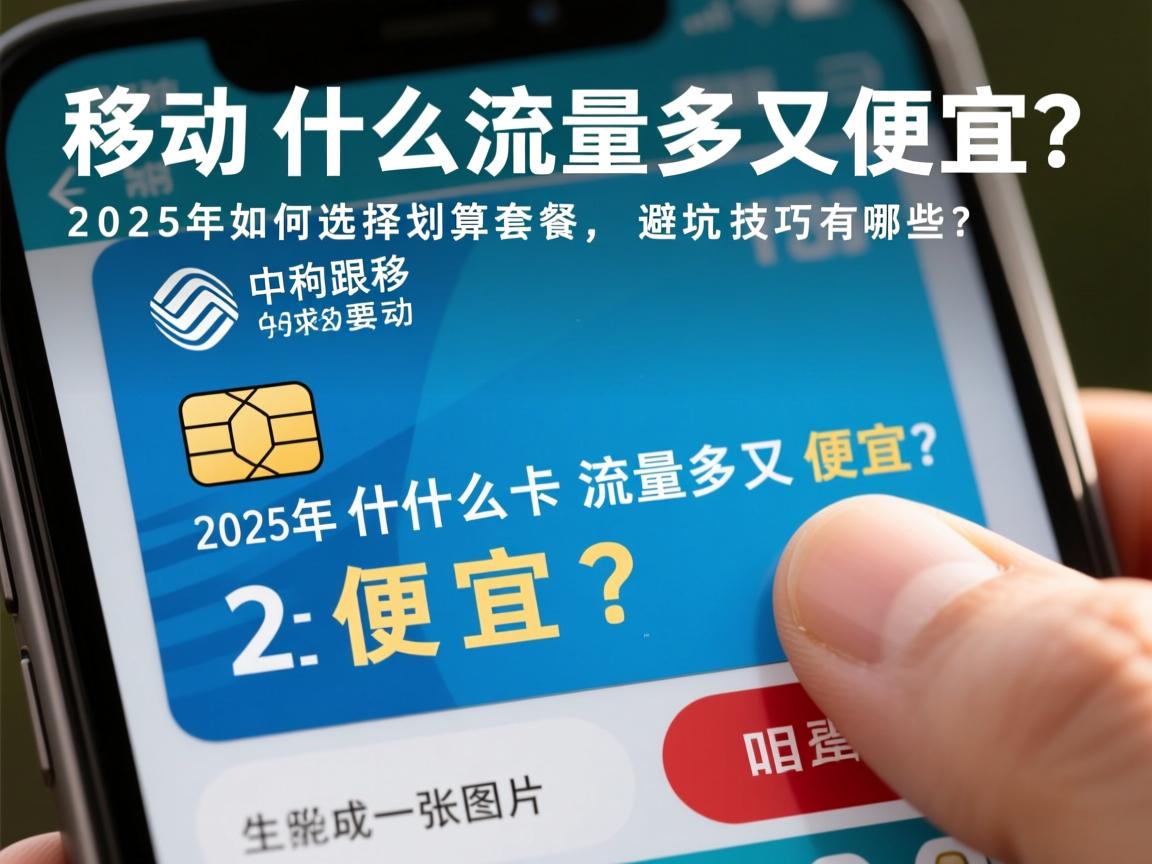 移动什么卡流量多又便宜？2025年如何选择划算套餐，避坑技巧有哪些？