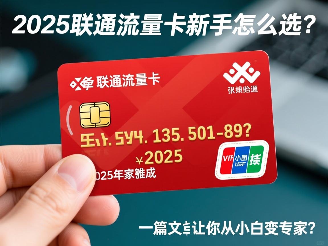 2025年联通流量卡新手怎么选？一篇文章让你从小白变专家