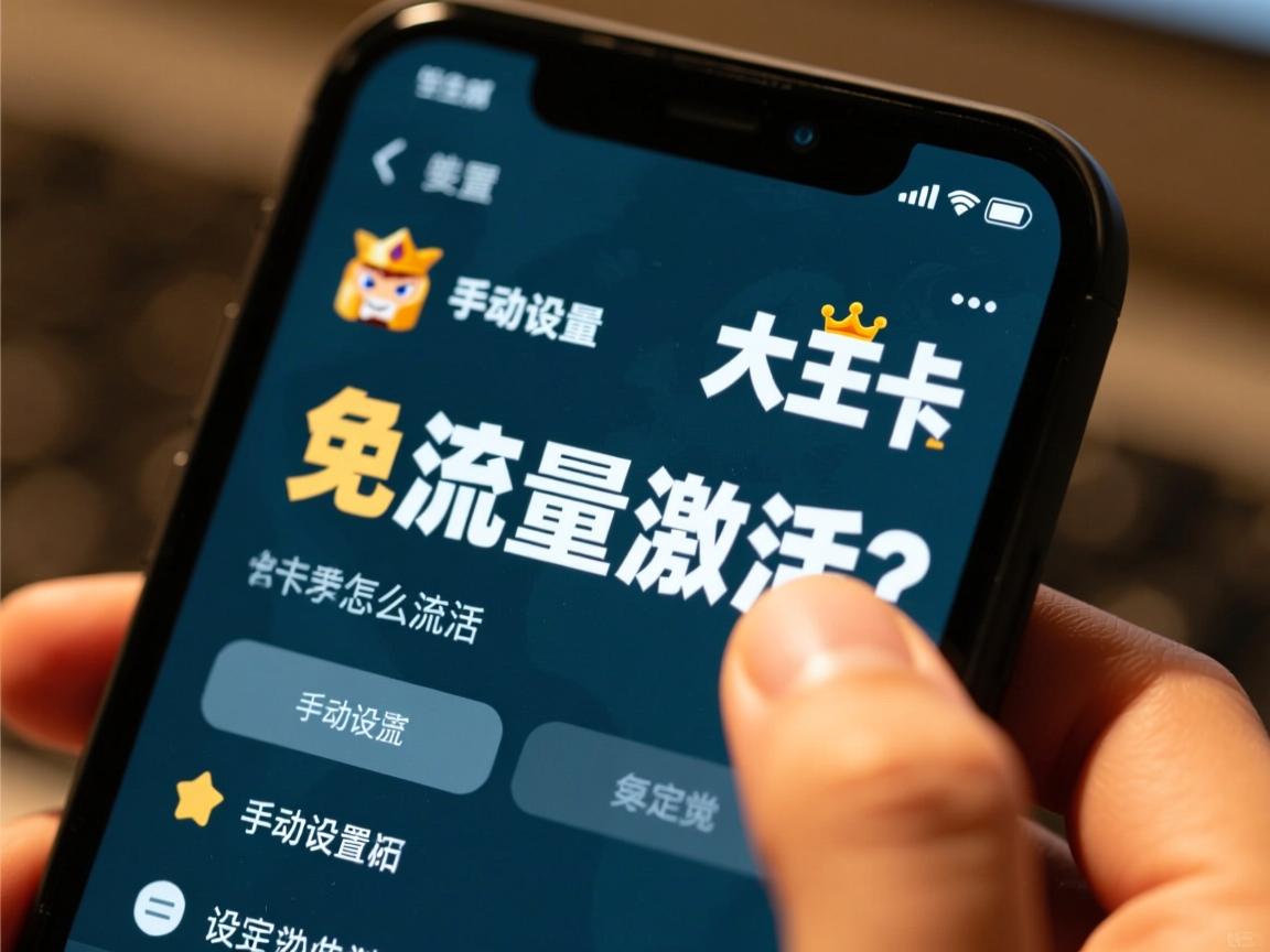 大王卡免流量怎么激活？手动设置后免流标识为什么不显示？