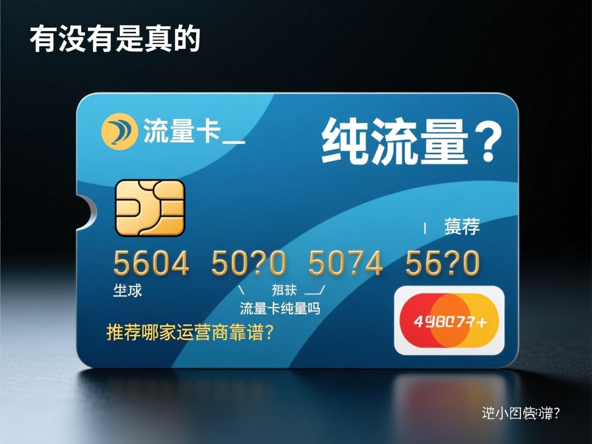 有没有纯流量卡_纯流量卡是真的吗？推荐哪家运营商靠谱？