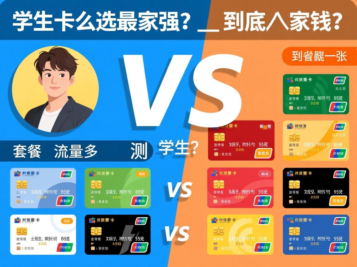 各家流量卡到底哪家强？_学生党怎么选最省钱，信号好流量多的套餐实测对比