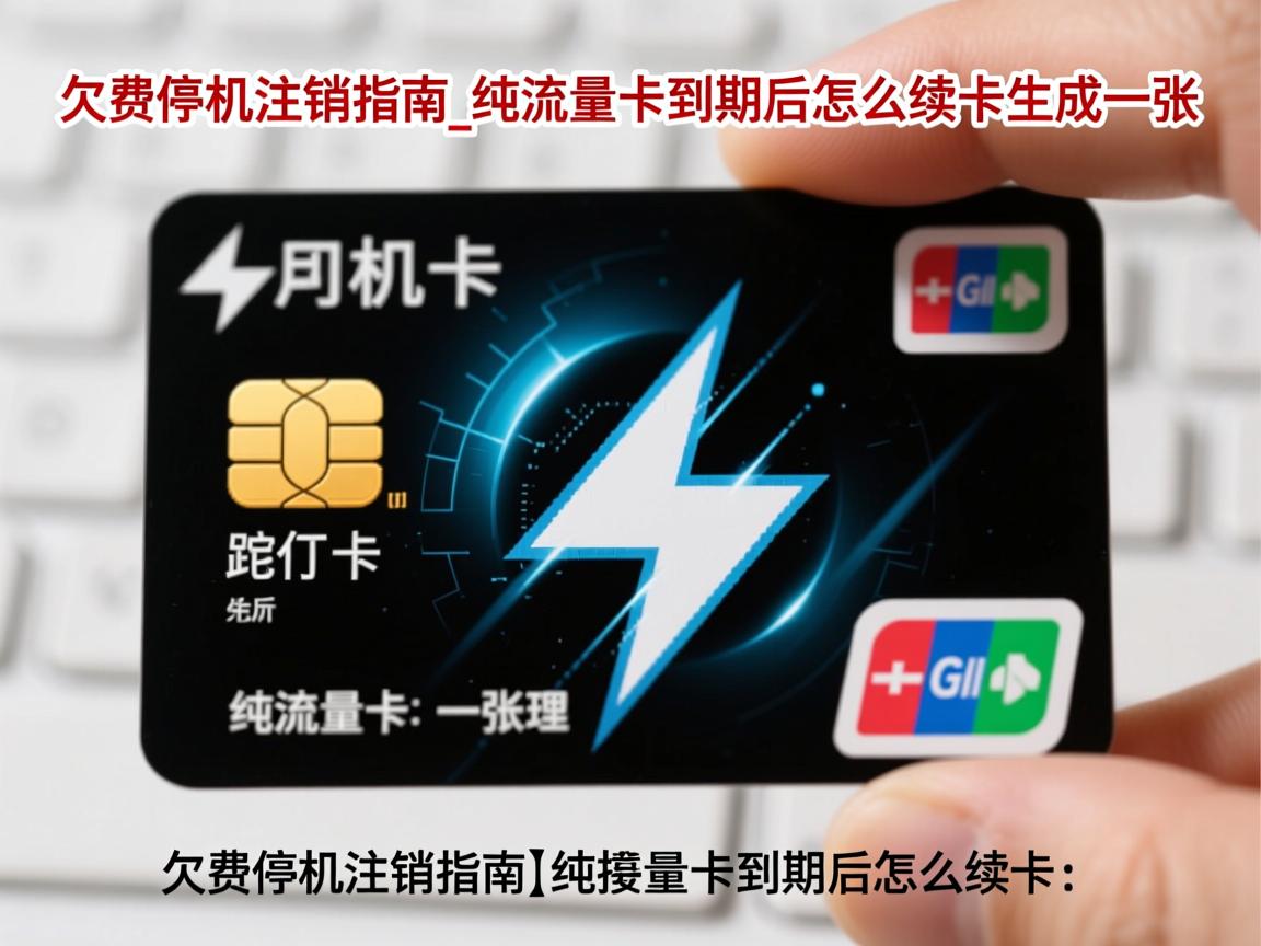流量卡用完了怎么处理：欠费停机注销指南_纯流量卡到期后怎么续卡