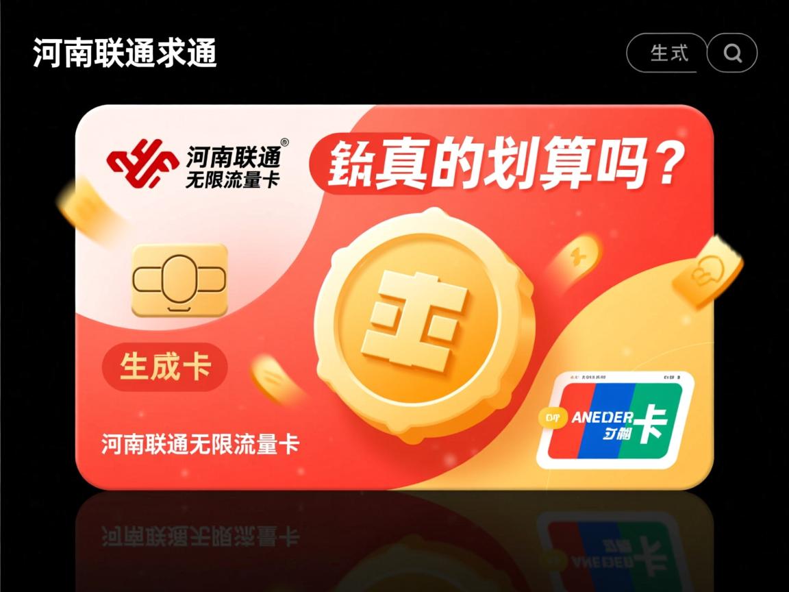 河南联通无限流量卡真的划算吗？