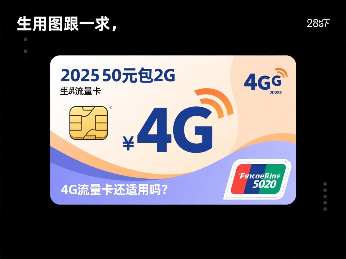 2025年，50元包2G的4G流量卡还适用吗？
