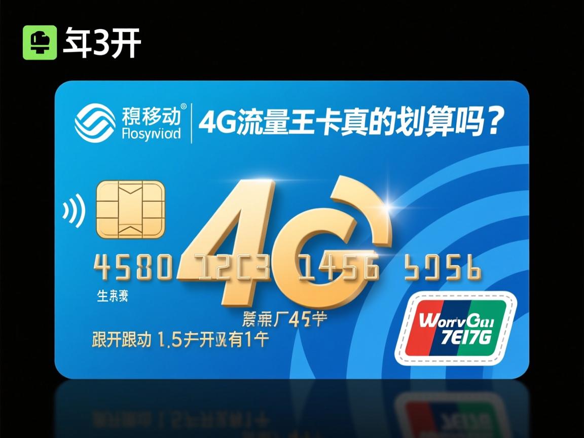 移动4G流量王卡真的划算吗？