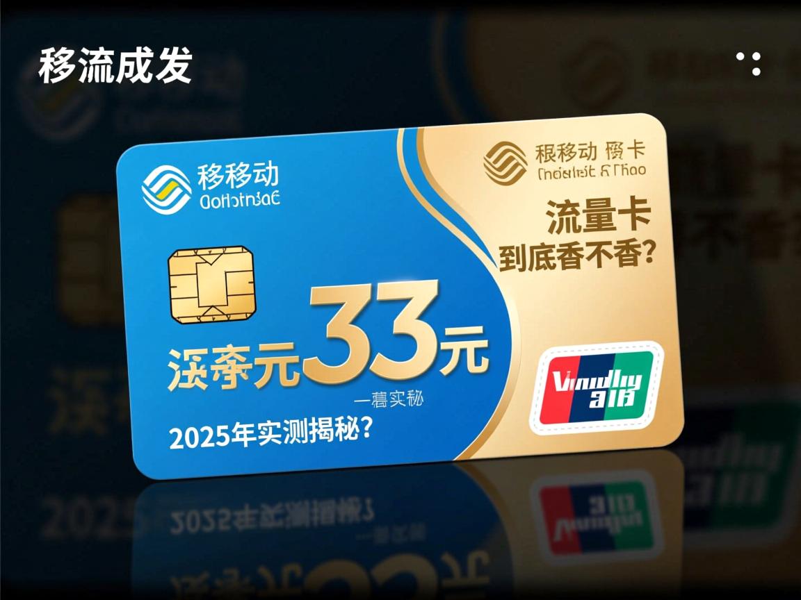 移动33元流量卡到底香不香？2025年实测揭秘
