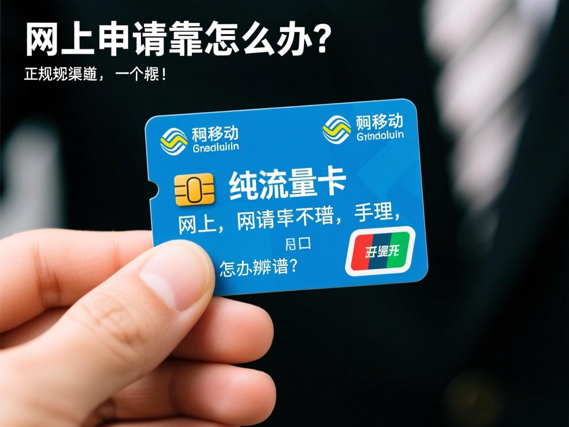 移动纯流量卡怎么办理？网上申请靠不靠谱，手把手教你辨别正规渠道！