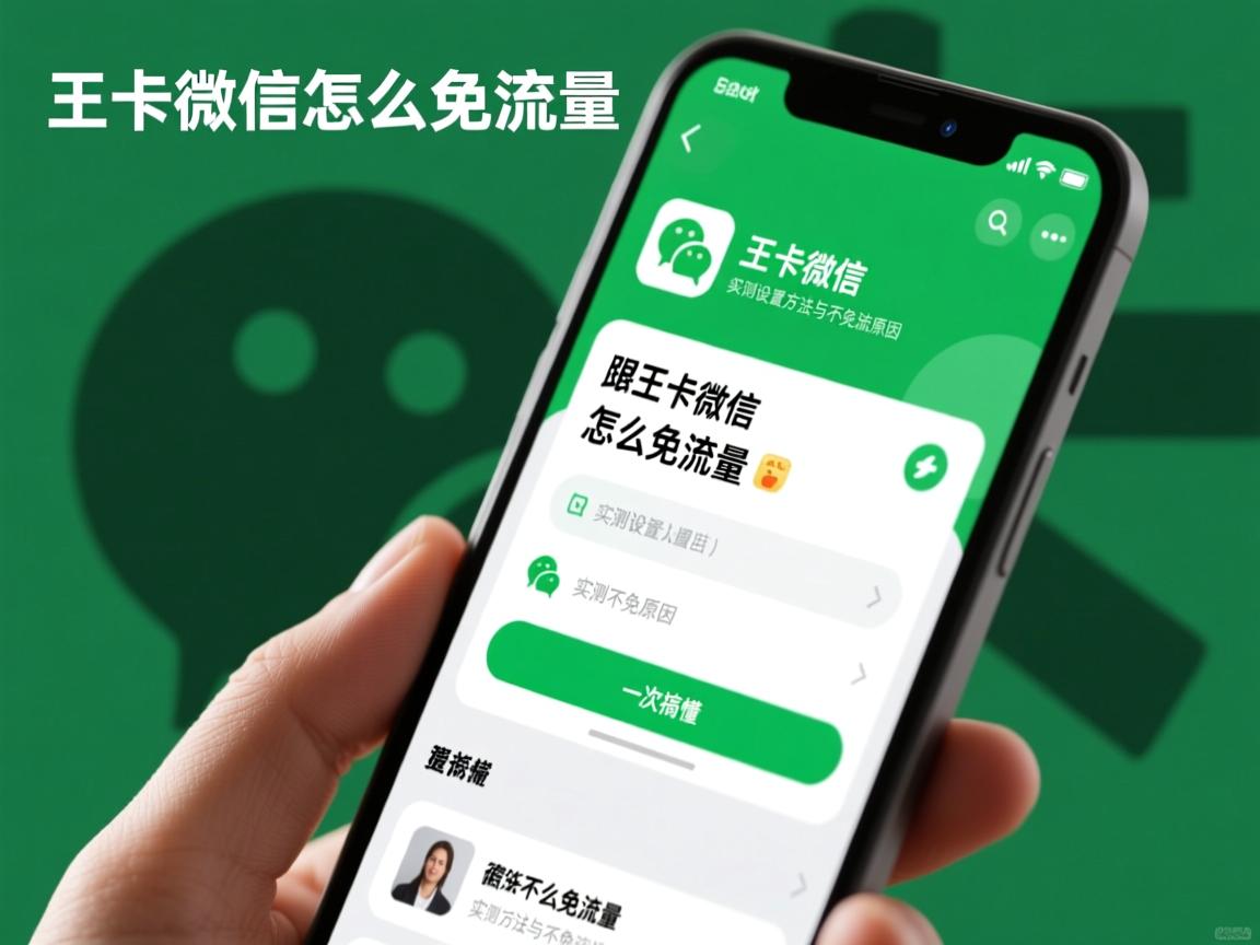 王卡微信怎么免流量 _ 实测设置方法与不免流原因，一次搞懂