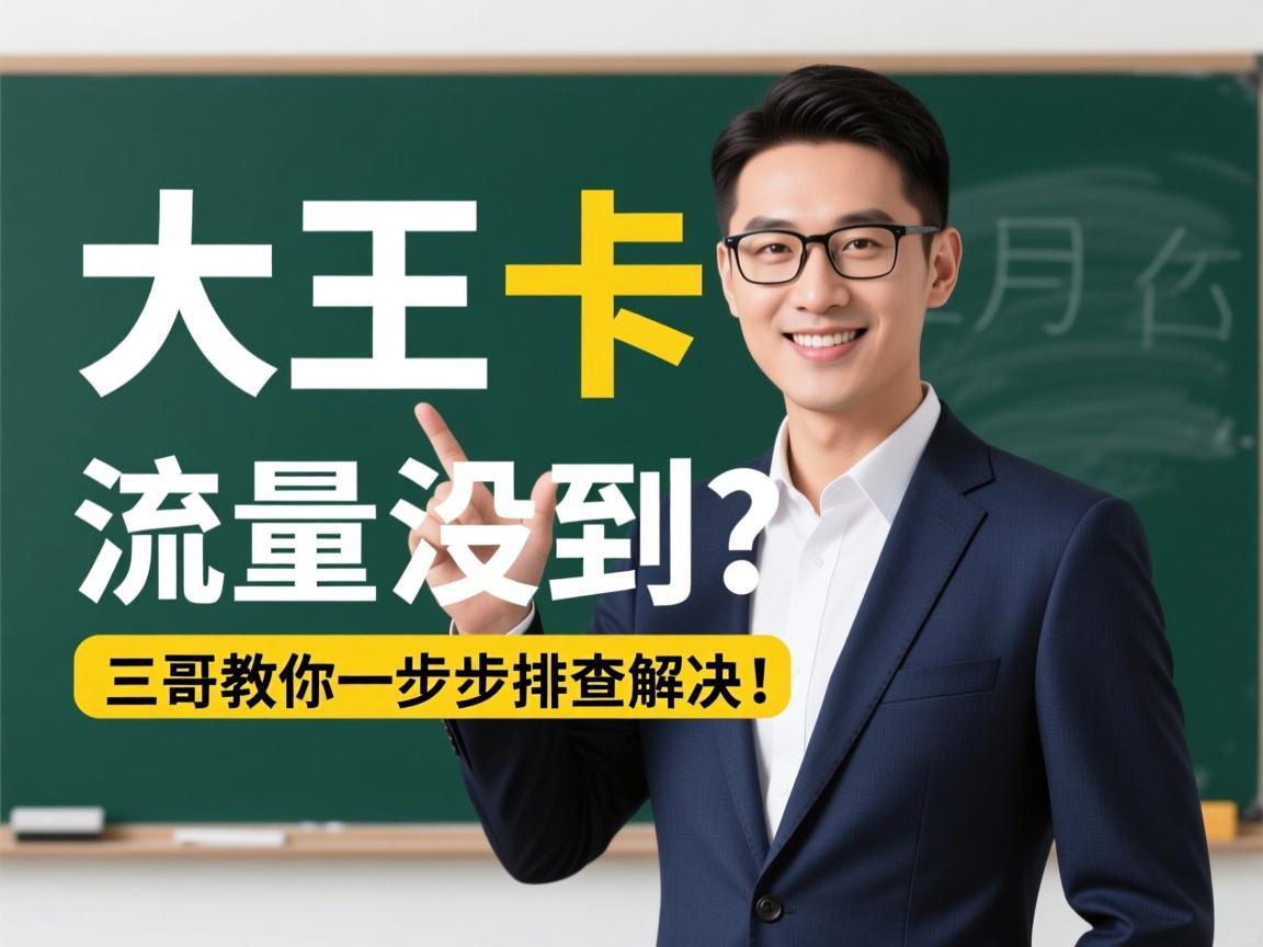 大王卡次月流量没到怎么回事？三哥教你一步步排查解决！