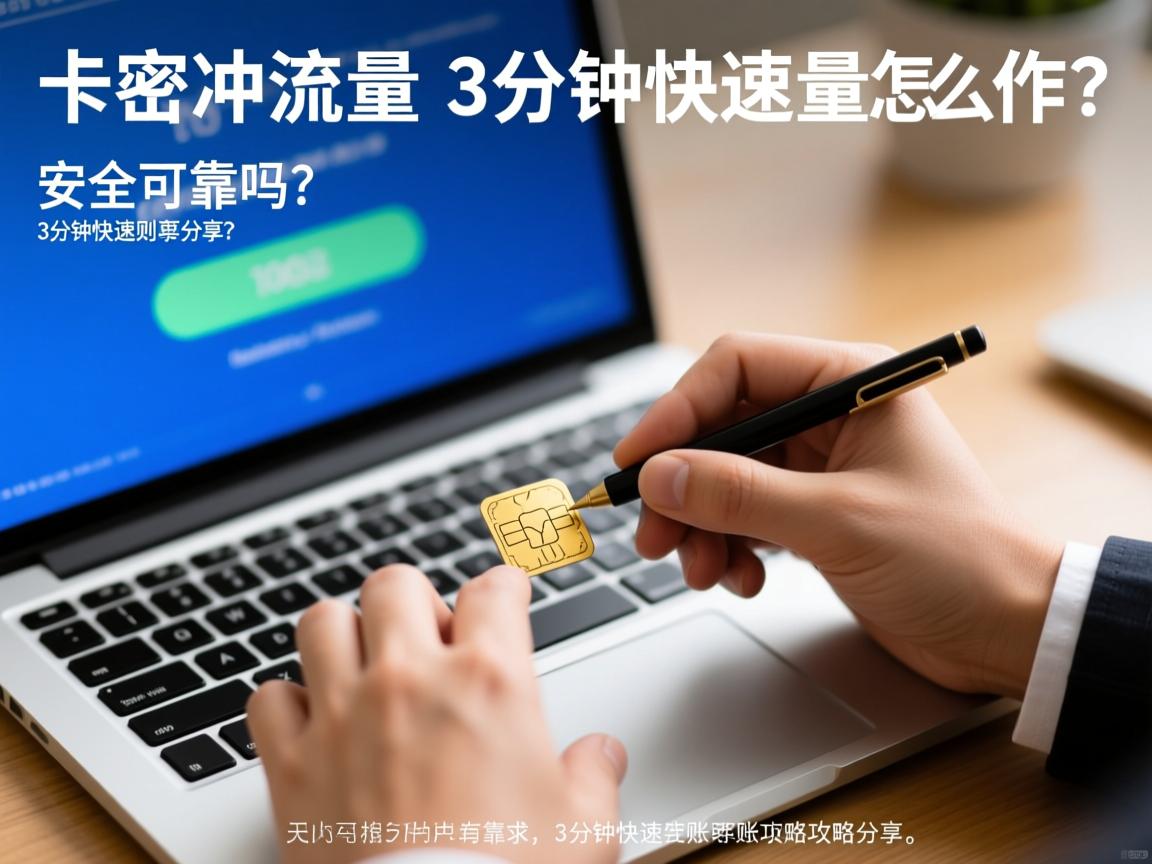 卡密冲流量怎么操作？安全可靠吗，3分钟快速到账攻略分享