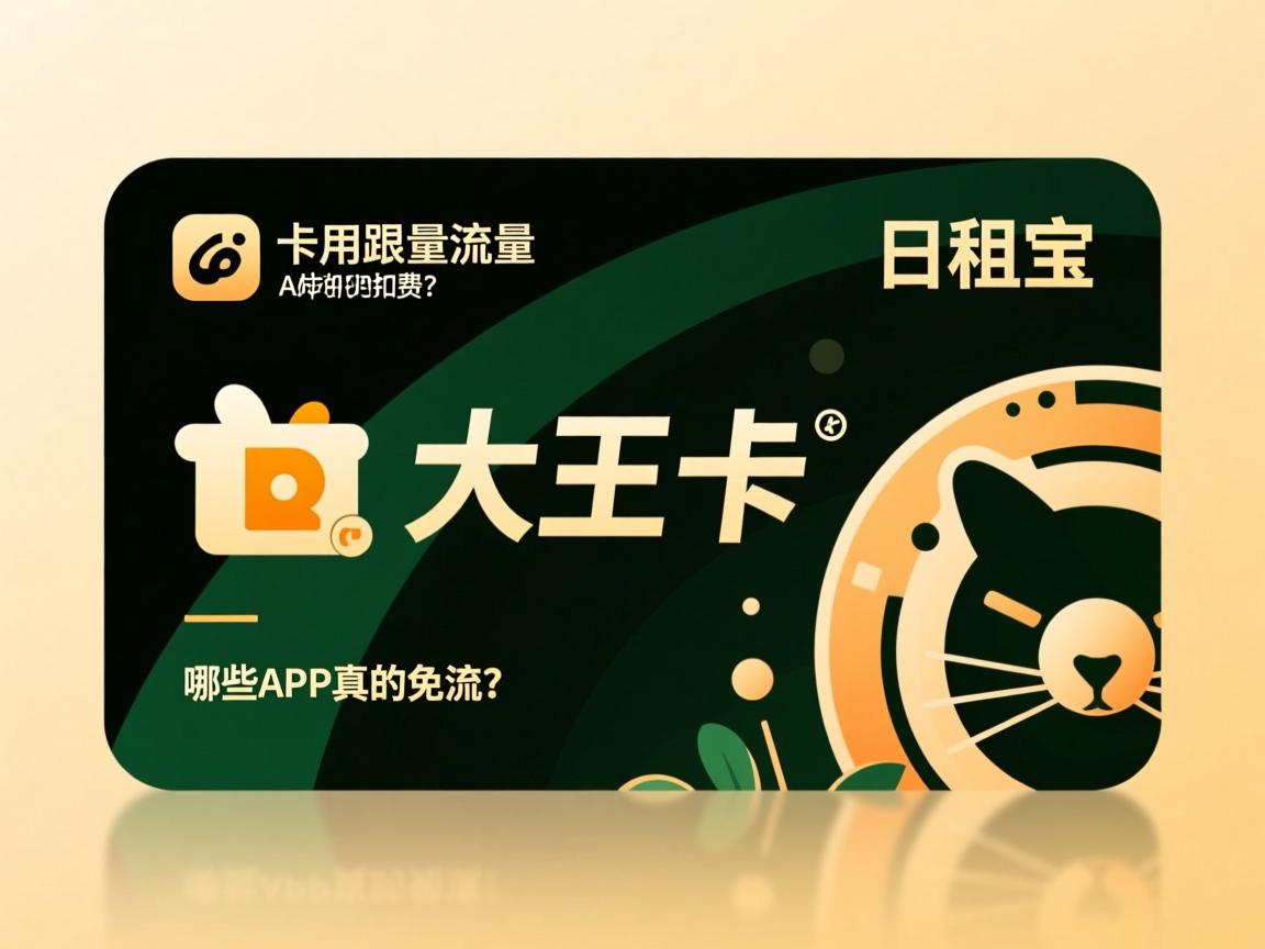 大王卡用流量是日租宝吗，具体如何扣费，哪些APP真的免流？