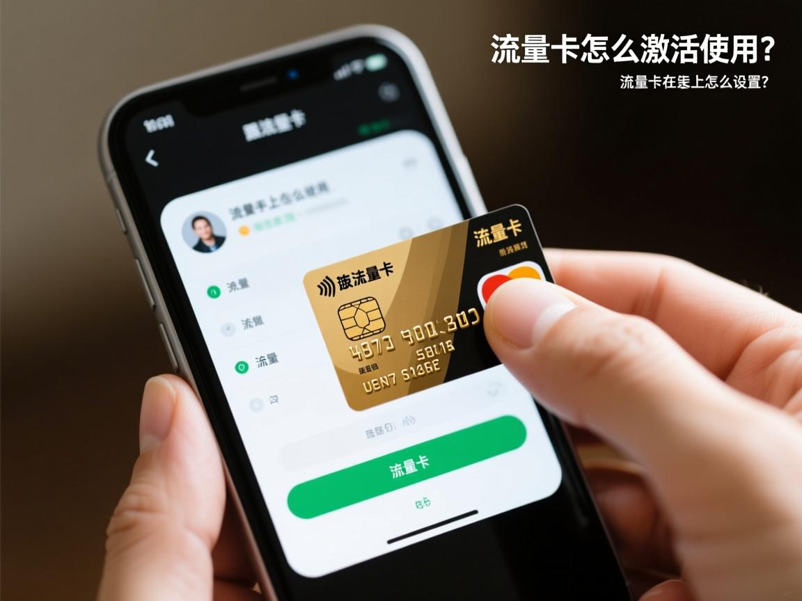 流量卡的用法流量卡怎么激活使用？流量卡在手机上怎么设置？