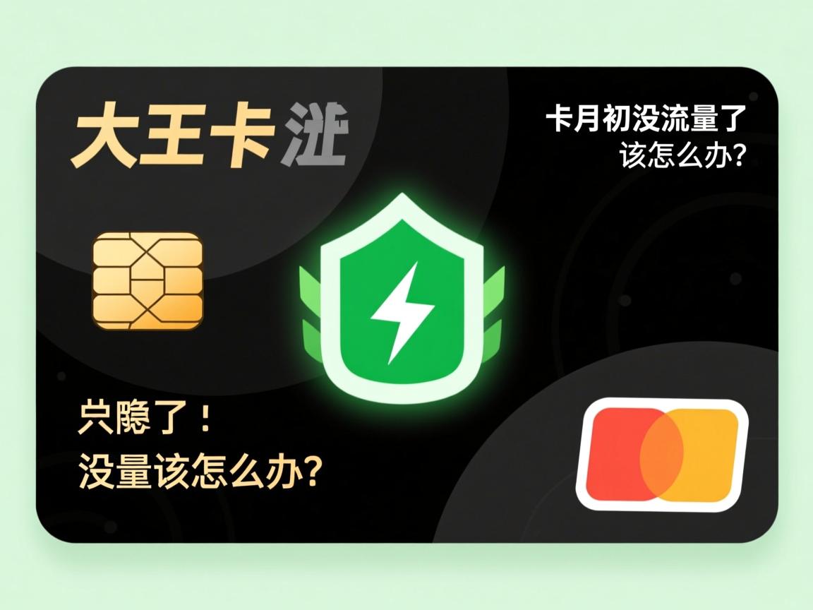 大王卡月初没流量了该怎么办？