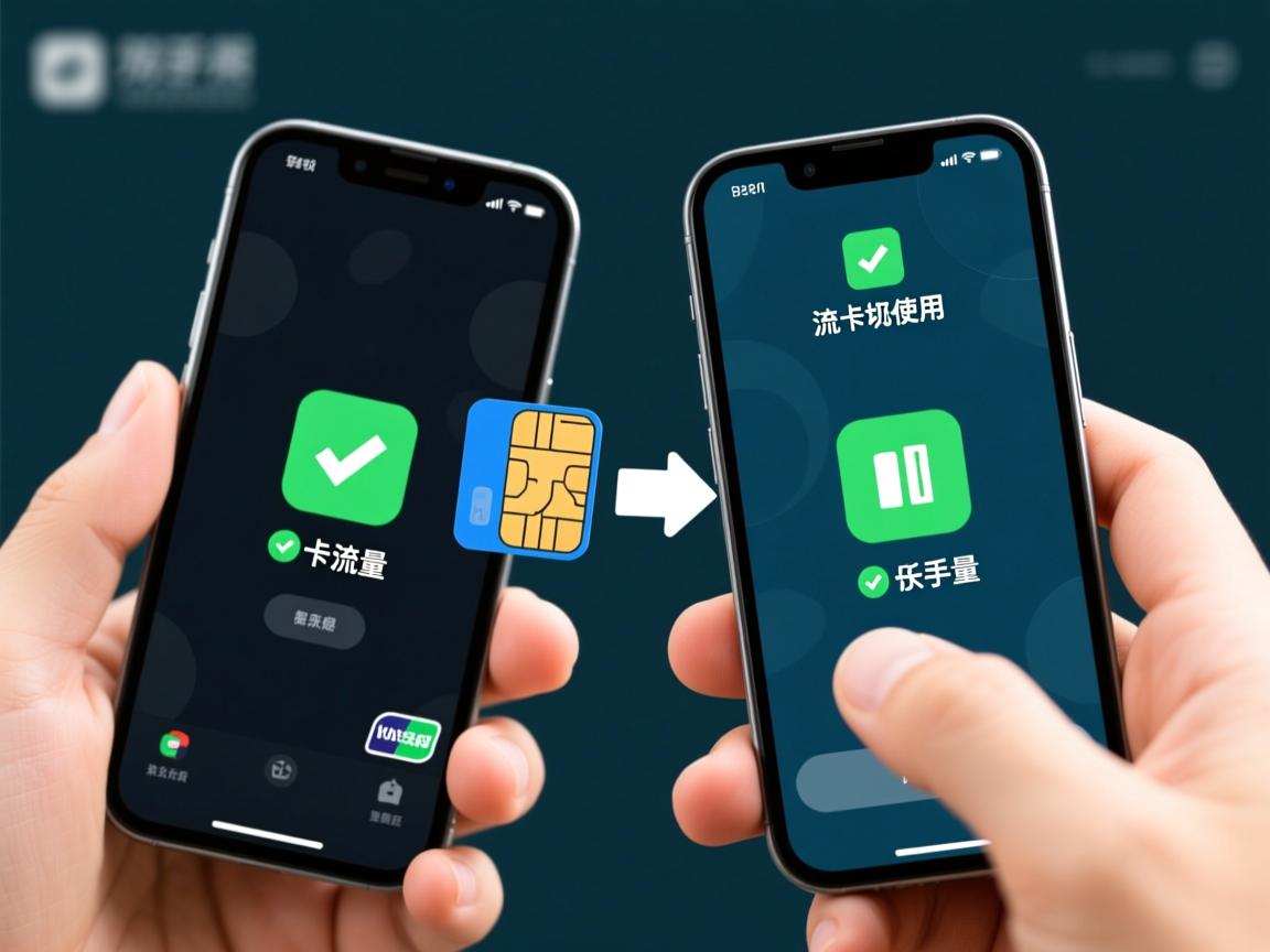 双卡手机流量怎么切换使用？