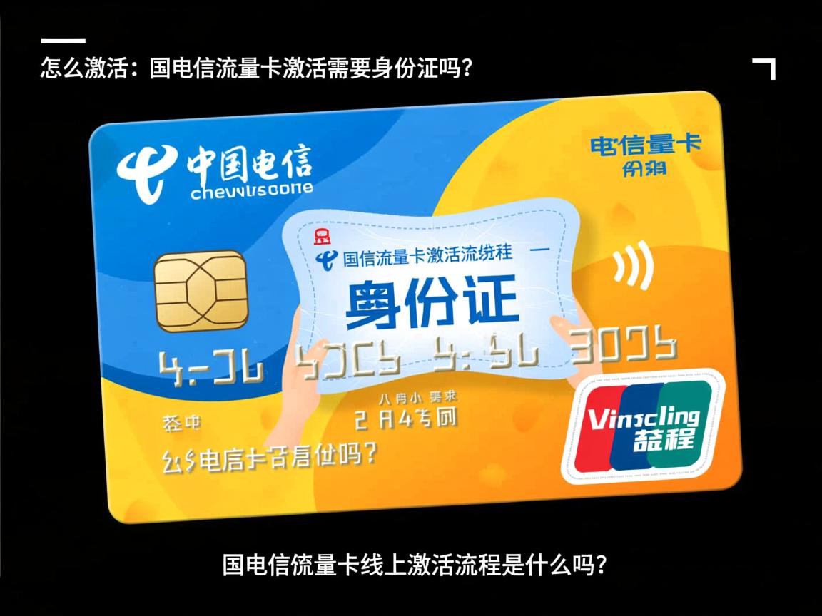 国电信流量卡怎么激活：国电信流量卡激活需要身份证吗？_国电信流量卡线上激活流程是什么？