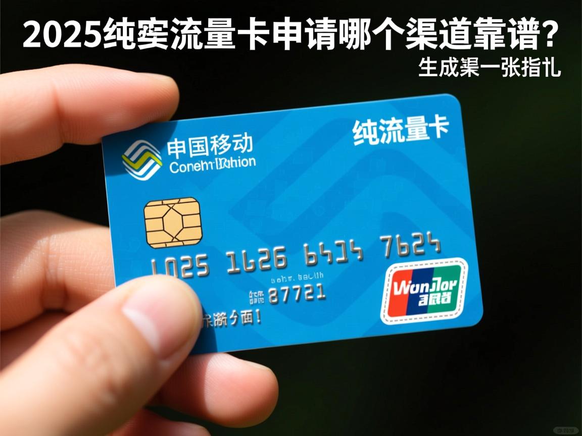 国移动纯流量卡申请哪个渠道靠谱？2025年实测避坑指南