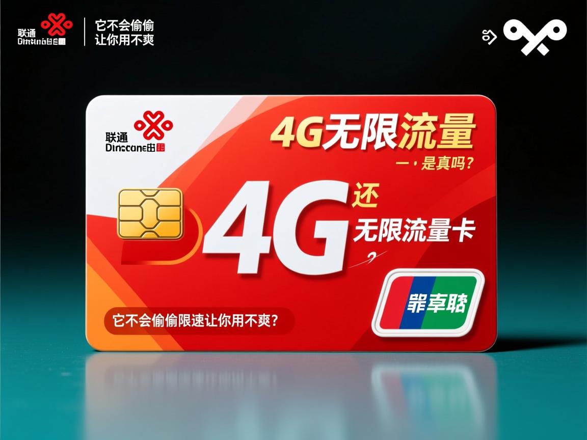 联通推出4g无限流量卡是真的吗_它会不会偷偷限速让你用不爽？