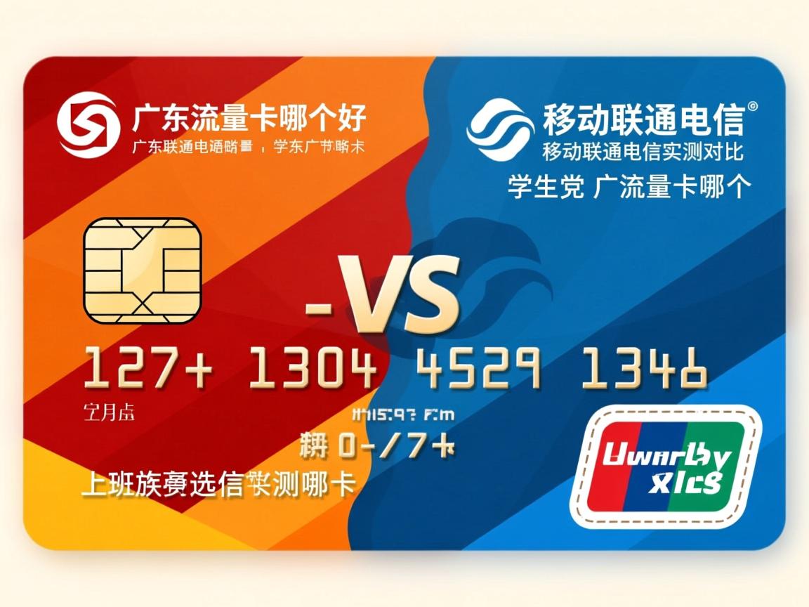 广东流量卡哪个好 _ 移动联通电信实测对比，学生党上班族选卡攻略