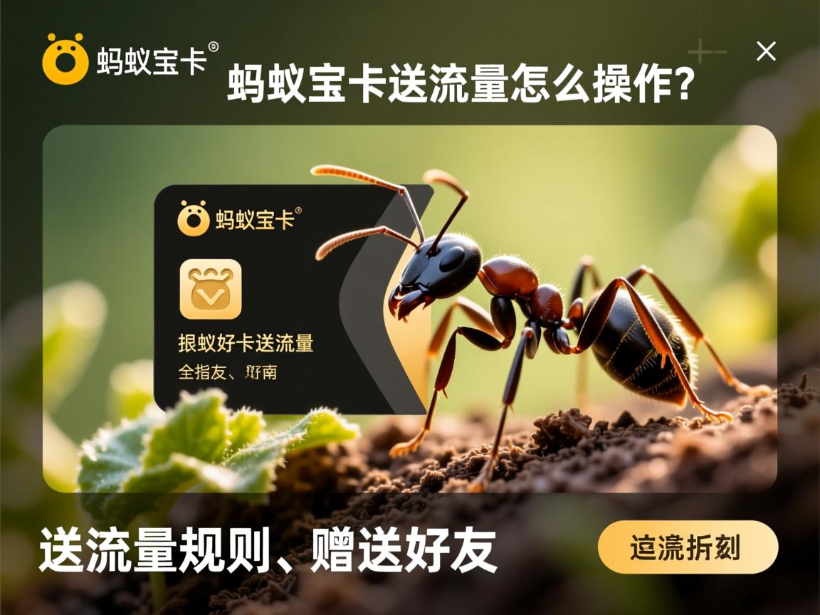 蚂蚁宝卡送流量怎么操作？送流量规则、提取方法和赠送好友全指南