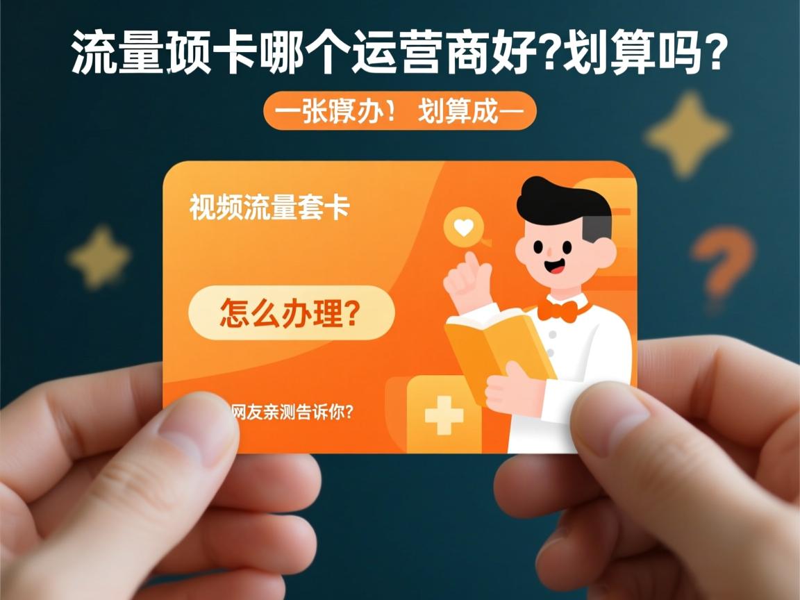 视频流量套卡哪个运营商好？划算吗？怎么办理？3个网友亲测告诉你