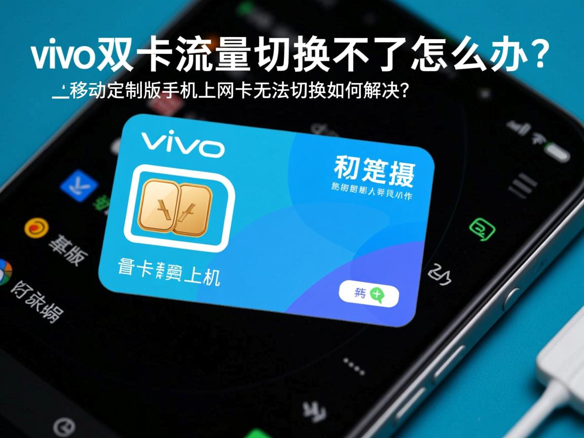 vivo双卡流量切换不了怎么办_移动定制版手机上网卡无法切换如何解决？