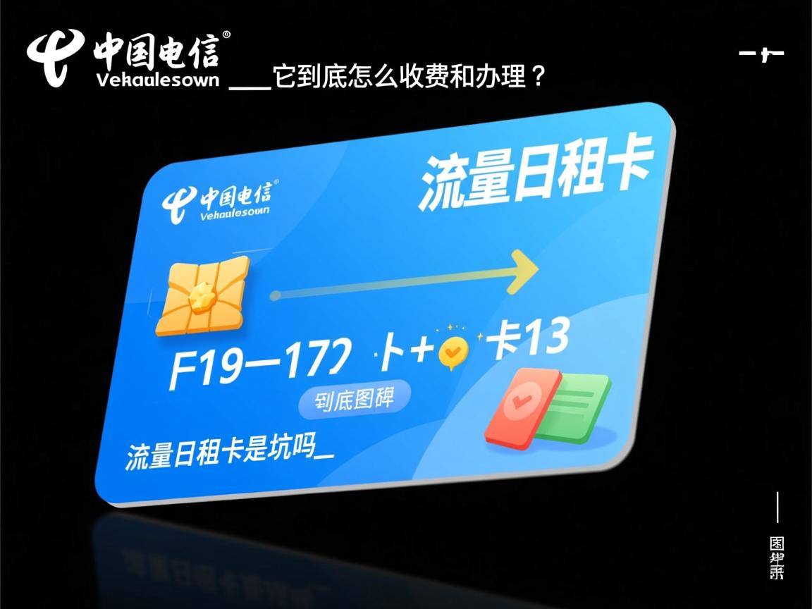 电信流量日租卡是坑吗_它到底怎么收费和办理的？