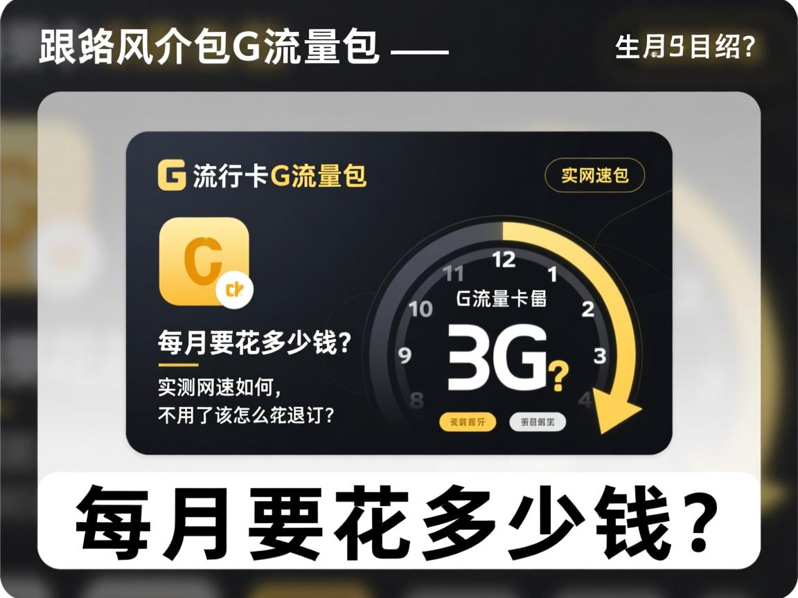 风行卡G流量包详细介绍 _ 每月要花多少钱？实测网速如何，不用了该怎么退订？