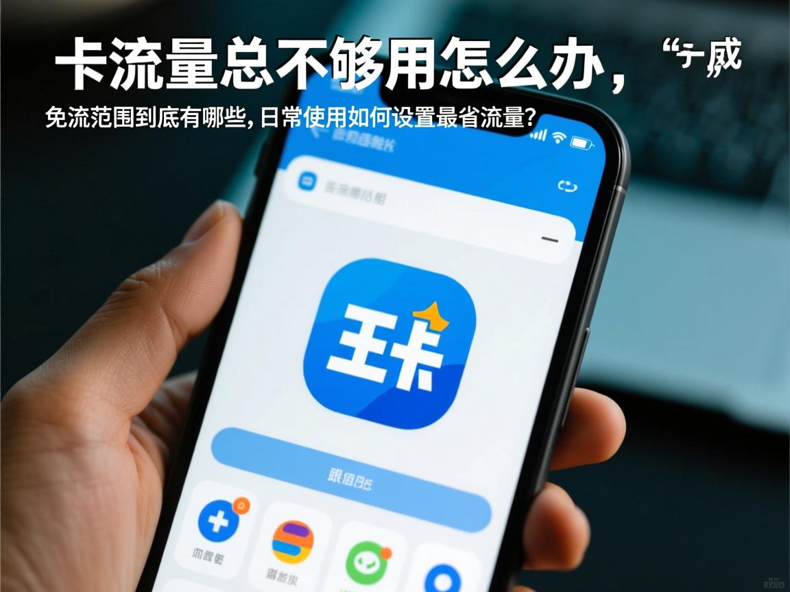 王卡流量总不够用怎么办，免流范围到底有哪些，日常使用如何设置最省流量？