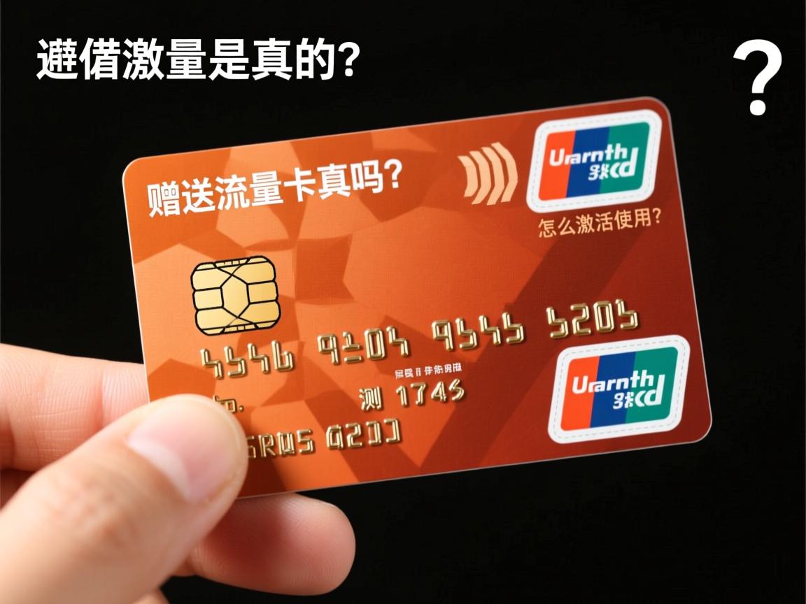 赠送流量卡是真的吗？怎么激活使用？实测有效避免骗局技巧