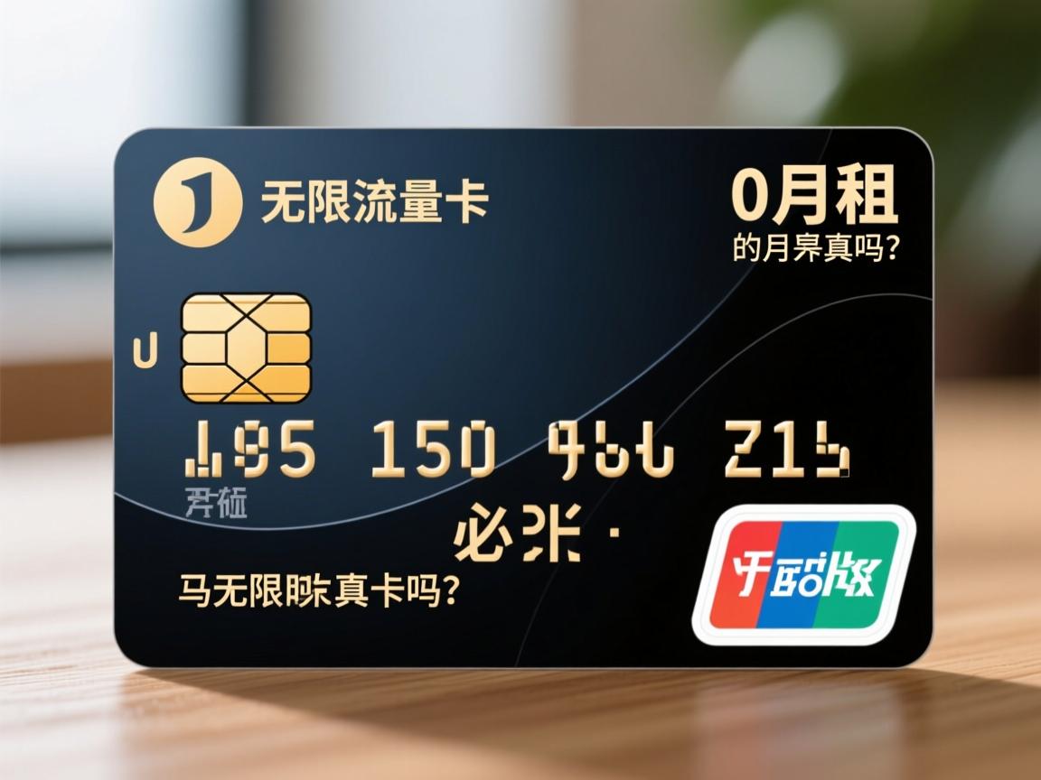 0月租无限流量卡是真的吗？