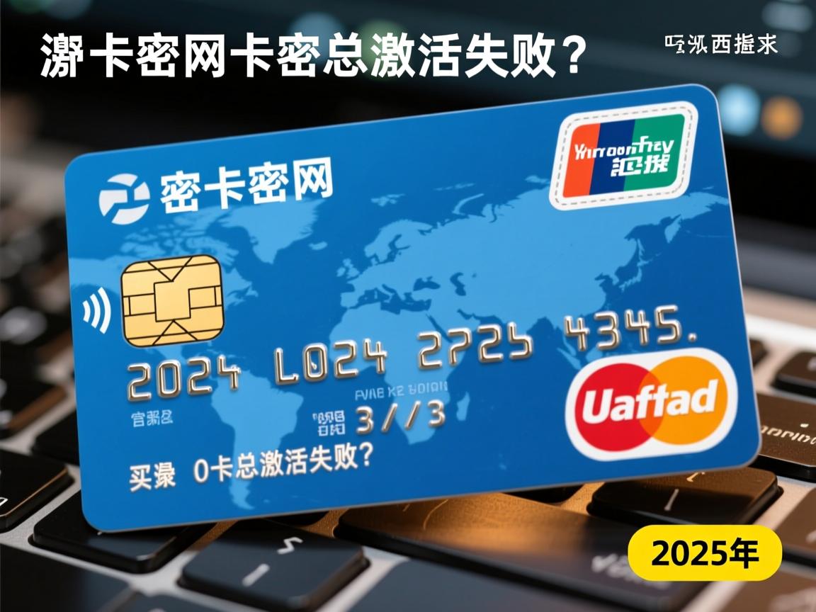 流量卡密网买的卡密总激活失败？2025年最新激活步骤与避坑指南